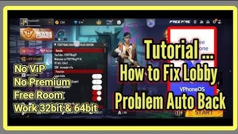 FreeFire 32BIT 1.114.14 ⚙️Tutorial Problem Auto Back VphoneOS
