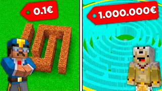 LABYRINTHE DE PAUVRE VS RICHE sur Minecraft !