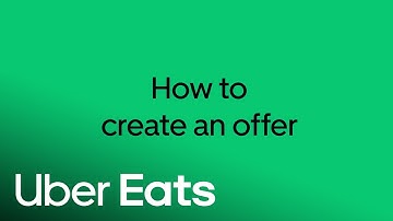 How to create an Offer | Uber Eats