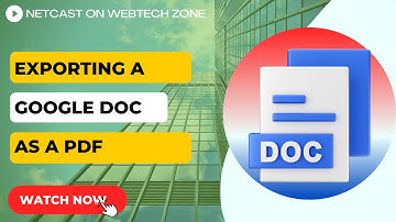 How to Turn a Google Docs into a PDF (Convert) -  Full Guide