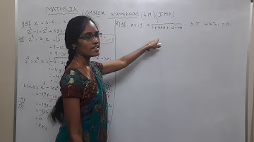 #ShikshaMathsAcademy   INTERMEDIATE MATHS 2A | COMPLEX NUMBERS SAQ