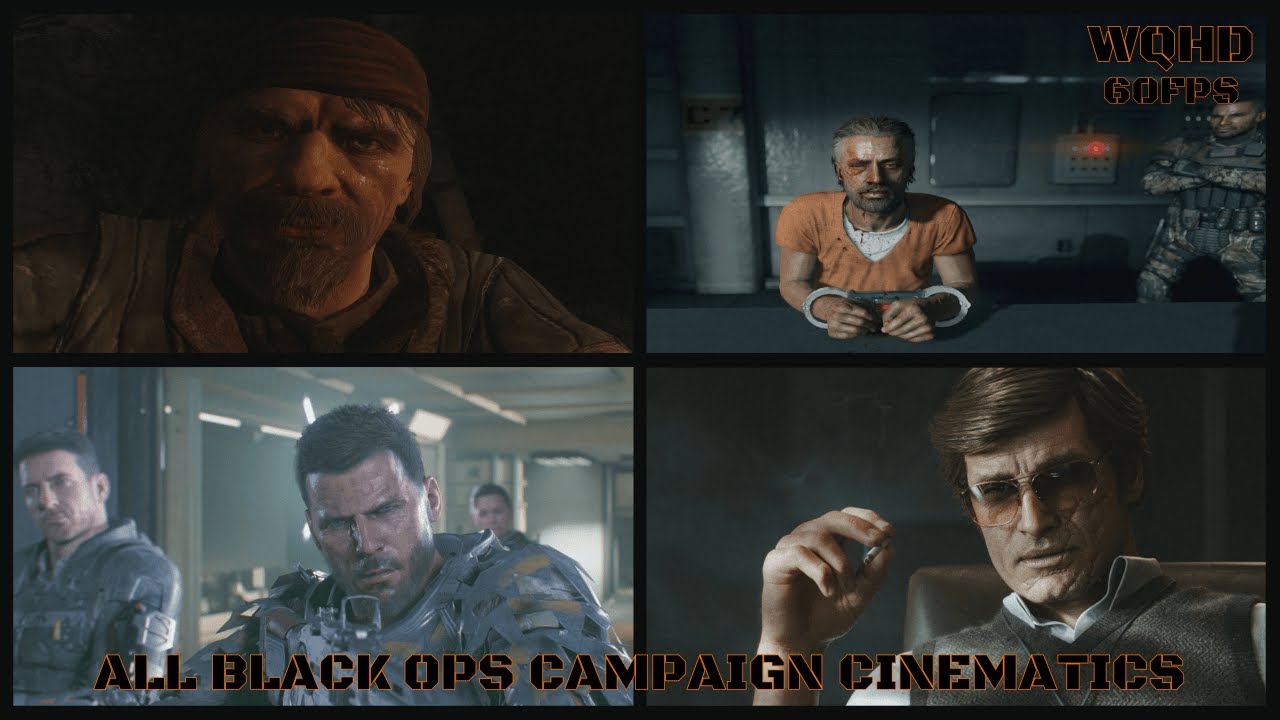 CALL OF DUTY: BLACK OPS THE MOVIE [ALL GAME CUTSCENES] 1440p60 WQHD ...
