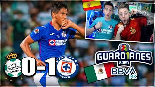 ESPAÑOLES REACCIONAN AL SANTOS 0-1 CRUZ AZUL! | FINAL LIGA MX IDA!