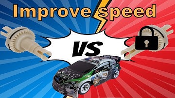 WLToys K989, 284131 will it be faster with a locked front differential?