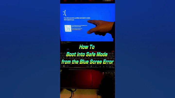 Safe Mode Startup from Blue Screen in Windows 10, 11 💻 #youtubeshorts #shorts