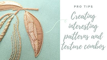 Pro Tips: Uses of Couching - Goldwork Stitching in Action