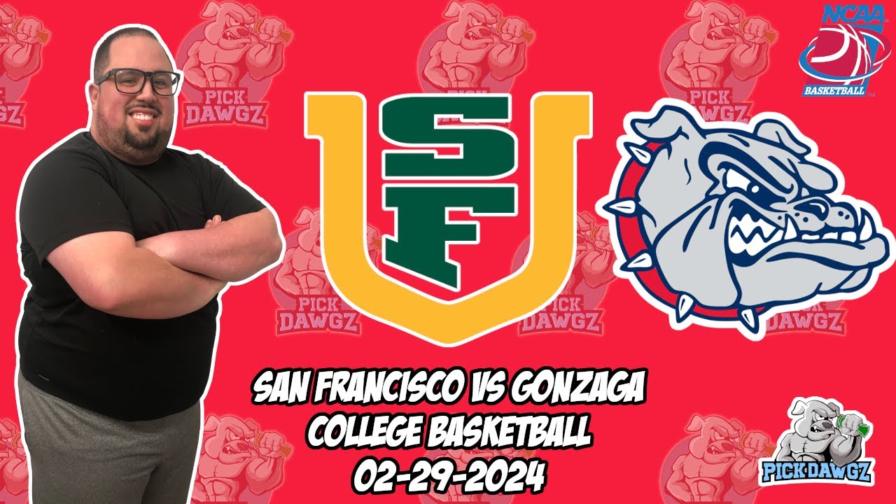 Gonzaga vs. San Francisco odds, score prediction: 2024 college ...