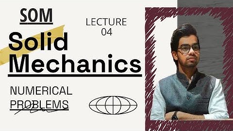 Numerical Problem | Mechanics Of solids | SOM | Solved numerical | In hindi