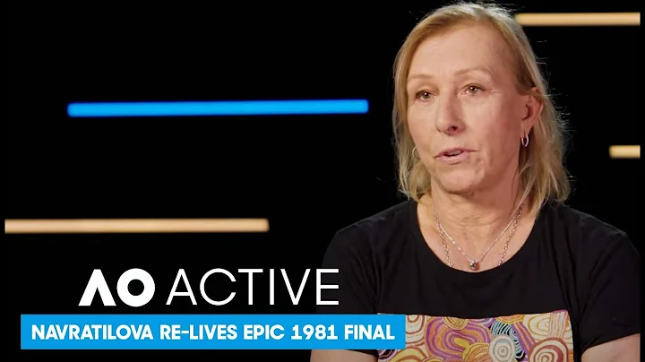 Martina Navratilova Re-Lives 1981 Final v Chris Ev...