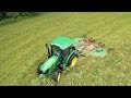 Testing out the Deere 5R.