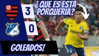 MILLONARIOS TERMINA GOLEADO SIN GANAR NI UN PARTIDO FLAMENGO 3 MILLONARIOS 0 RIDICULO MUNDIAL!