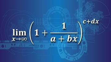 limit x tends to infinity (1+1/a+bx)^c+dx
