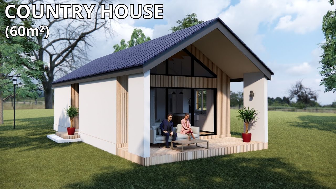 Дом мечты площадью 60 квадратных метров — компактный, но функциональный.
