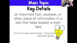 ELA Grade 2 RI.2.2 Main Topic