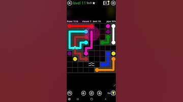 How To Solve Flow Free Bridges Classic Pack 2 Level 11 9x9 Board Walk Through Solution Walkthrough