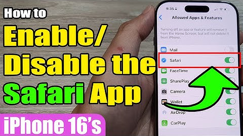 🔓 How to Enable/Disable Safari App on iPhone 16/16 Pro Max | iOS 18 📱
