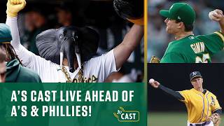 A's Cast Live Ahead of A's &amp; Phillies | Tyler Soderstrom, Mark Ellis &amp; The Pitching Ninja Join!