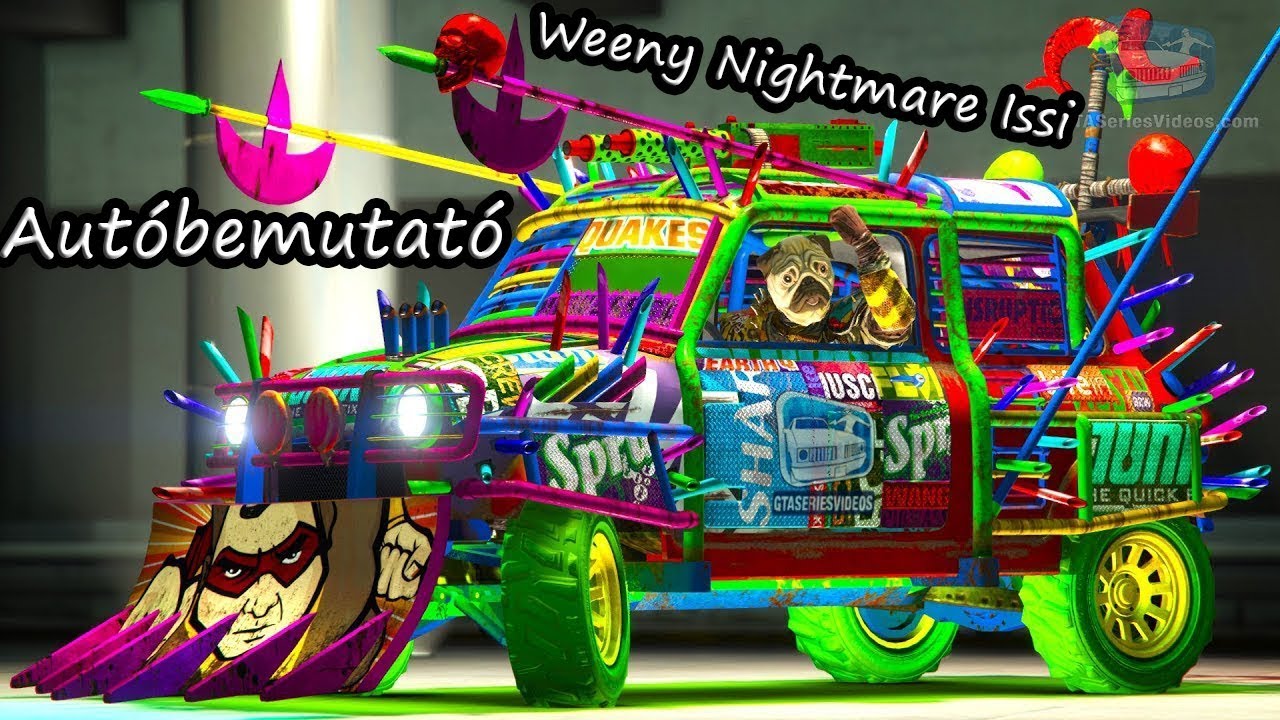 Ha hozzá érsz véged! 😄 - Weeny Nightmare Issi - Autóbemutató/Teszt - Gta Online Hun/Ps4