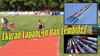 Ukuran Lapangan dan Lembing Dalam Lempar Lembing | #sport05