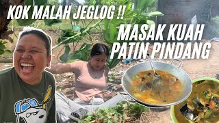 Download Lagu KOK MALAH JEGLOG  ‼️ DINO IKI MASAK KUAH PATIN PINDANG CAH.. MP3