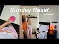 University Student&#39;s Sunday Reset! (Cleaning, food shopping, hair care and planning)