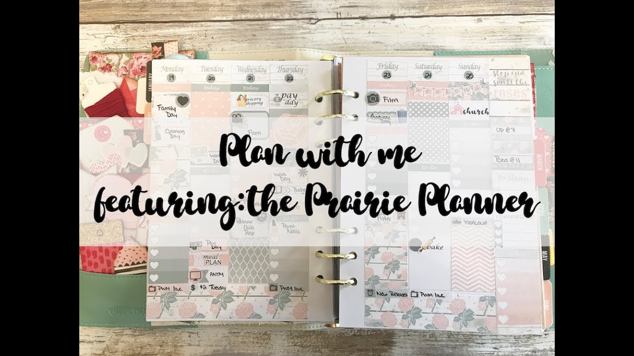 Plan with Me | A5 Inserts - the Prairie Planner