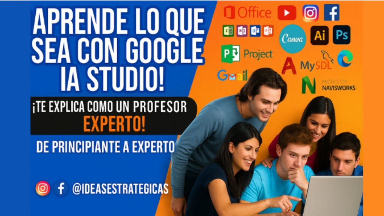 CURSO IA 2026 GOOGLE IA STUDIO APRENDE LO QUE SEA GRATIS Y 100% EN VIVO ...