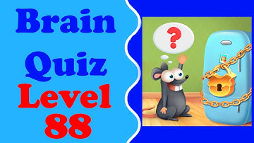 Brain quiz tricky puzzle Walkthrough level 88