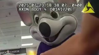 Police release bodycam video of Chuck E. Cheese mascot arrest