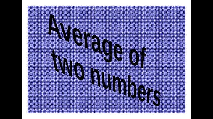 Simple C Programming (Program 2 - Average of two numbers)