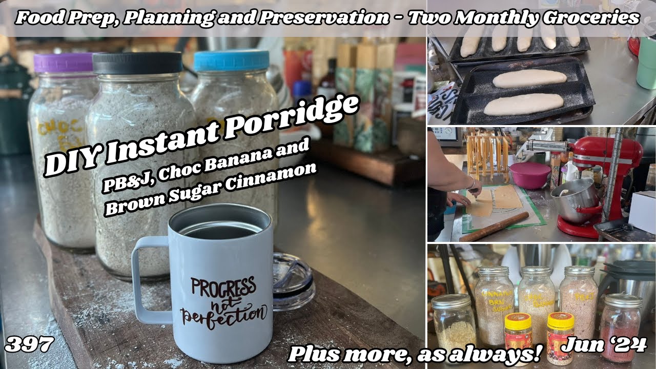 397 - DIY Instant Porridge Flavours for the kids! DITL Off Grid Kitchen, from scratch - Australia