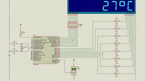 Sử dụng ngắt Timer để quét 8 led 7 đoạn đo hiển thị nhiệt độ LM35 - Vi xử lý