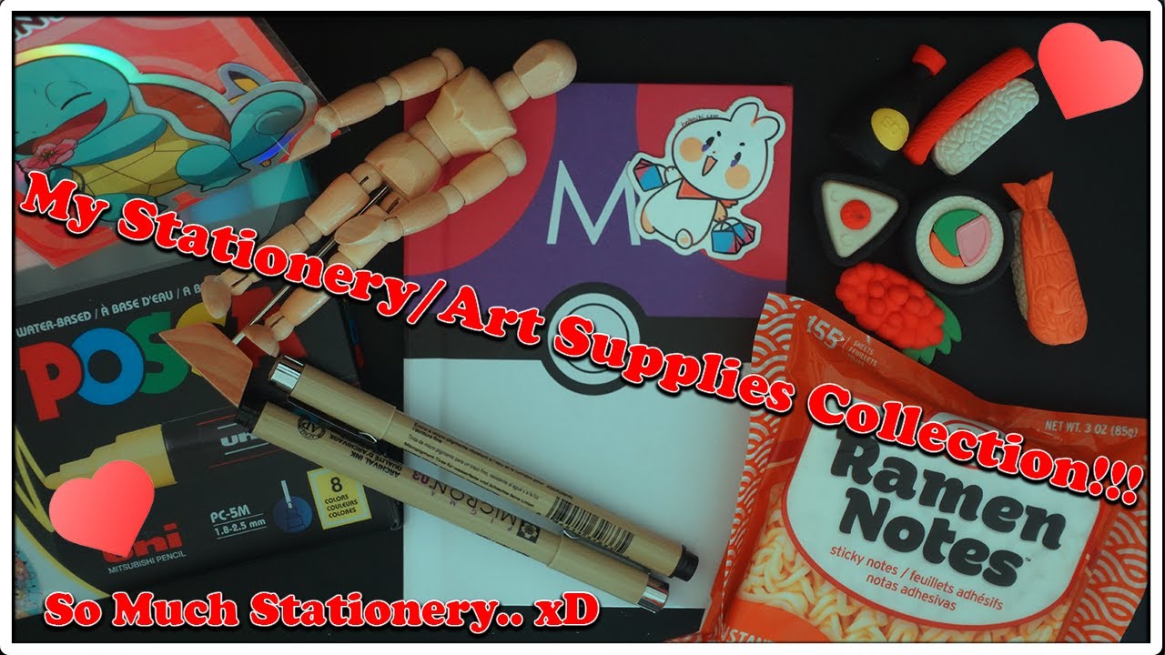 Check Out My Stationery/Art Supplies Collection! 🎨🖌✨