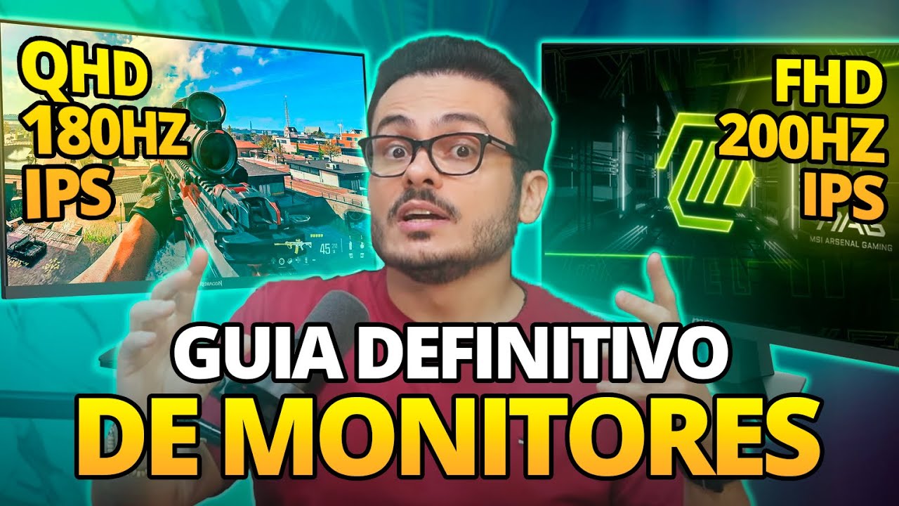 QUAL MONITOR ESCOLHER? 🖥️ 200HZ, 180HZ, 165HZ ou 144HZ QHD OU 1080P? 🔥 GUIA DEFINITIVO