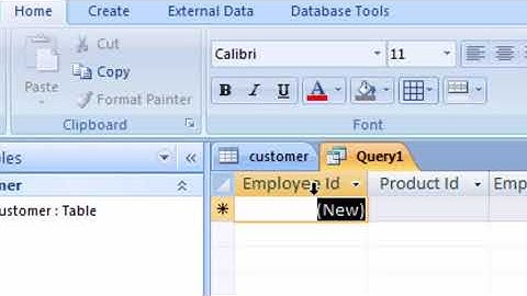How to use Primary key  in ms access in hindi