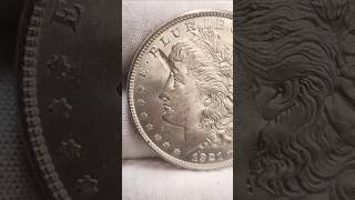 What Happened To Her Head? Unicorn Morgan Struck Thru Error? #errorcoins #coin
