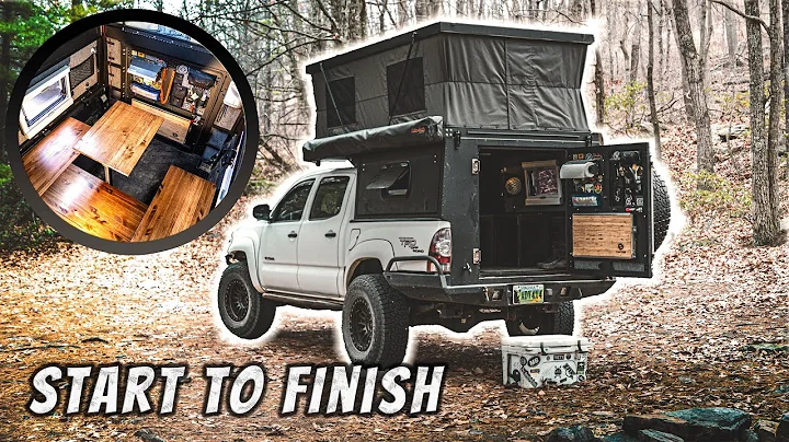 DIY Truck Bed Camper | Full Build Timelapse in under 10 Minutes thumbnail