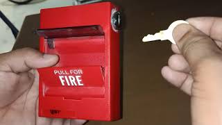 how to reset manual call point est fire alarm system