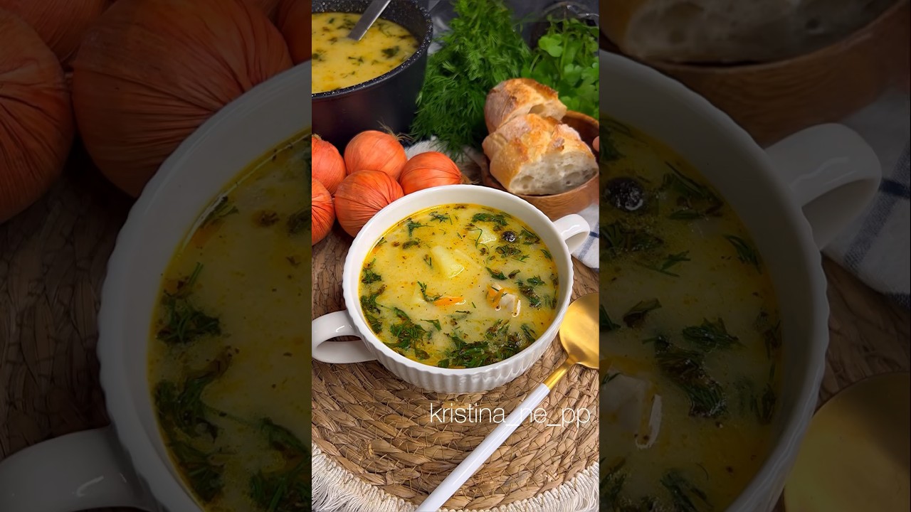 Куриный сырный суп за 20 минут #foodblog