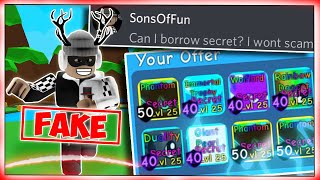 😱EXPOSING A FAKE *Sons Of Fun* SCAMMED MANY SECRET PETS IN BUBBLE GUM SIMULATOR💫