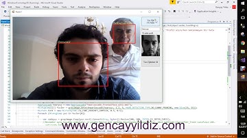 EmguCV - Multiple Face Recognition(Çoklu Yüz Tanıma) - Örnek Çalışma Videosu 2