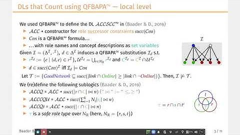 DL 2020 - Description Logics That Count, and What They Can and Cannot Count (Extended Abstract)