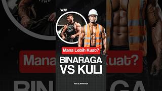 kuli bangunan vs atlet binaraga??🤨