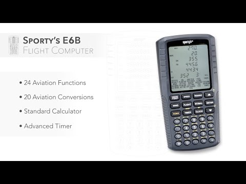 Sporty's Electronic E6B Flight Computer for pilots - approved for FAA tests
