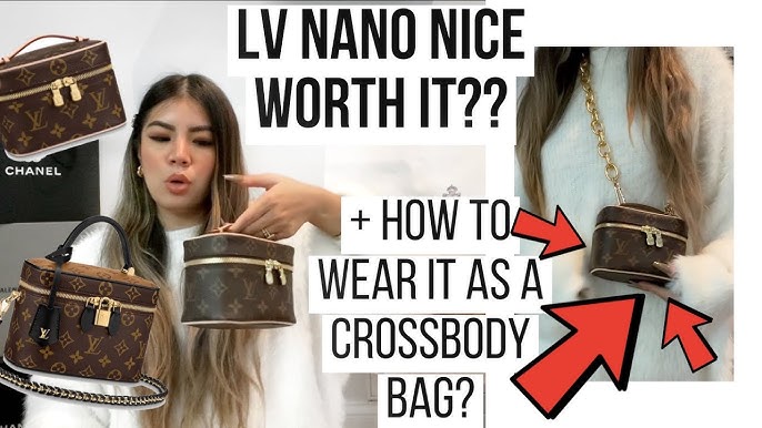 Louis Vuitton Nice Mini  How to turn it into a crossbody bag! 