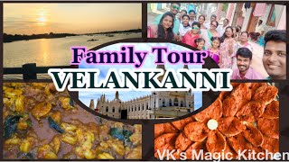 தமிழில்-FAMILY TOUR to Velankanni -Fish Fry| 🍤 Prawn Pepper Masala | MeenKulambu | 🙏🏽Tirunallar |