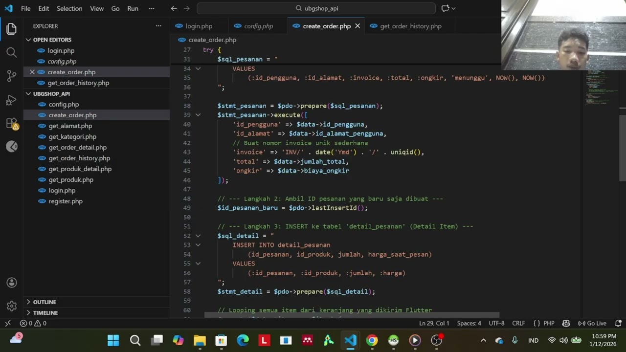 UAS Pemrograman 3-Ahmad Ardhika Saputra -24010110270 - E1