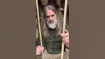 Bamboo Blowgun #survival #bushcraft #caveman #donnydust #primitivetechnology  #primitiveskills