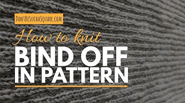 Bind off knitting in pattern – TUTORIAL: Bind off ribbing and seed stitch in pattern