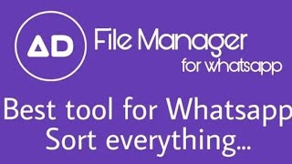 Whatsapp File Manager | Best App For Android | AllDrive File Manager for WhatsApp & all files screenshot 5